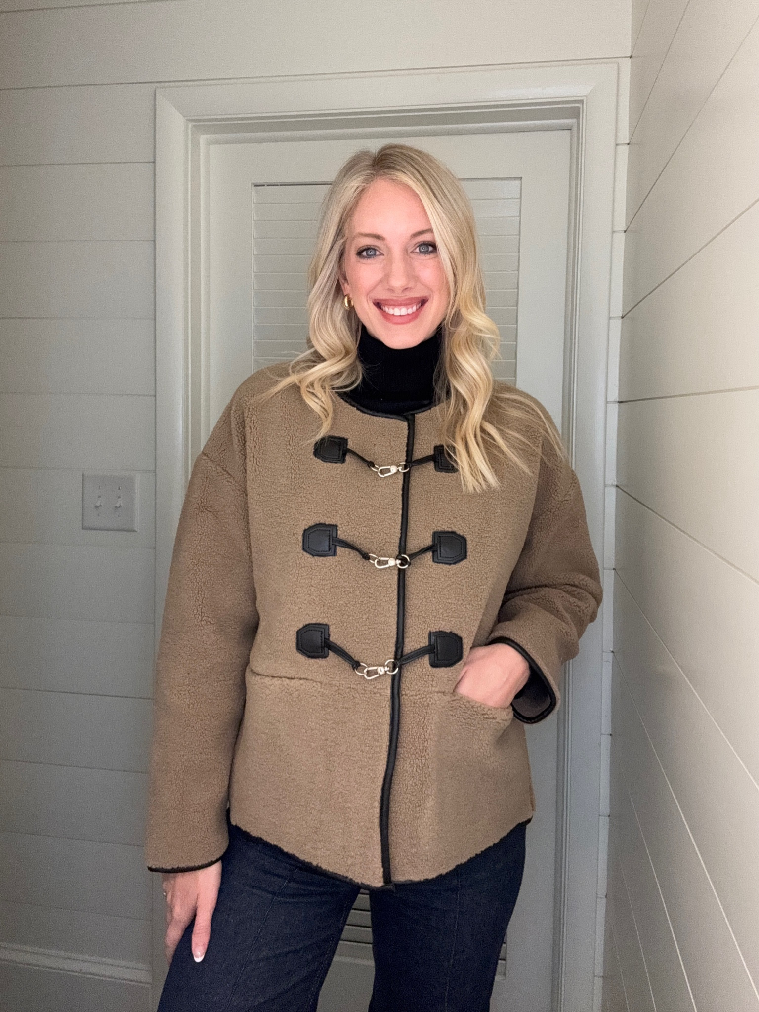 Amazon jacket. It’s roomy so I sized down one size