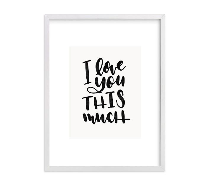 Minted® I Love You This Much by Leah Bisch | Pottery Barn Kids