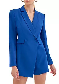Endless Rose Suit Blazer Romper | Belk