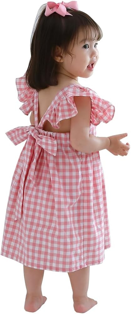 Zanie Kids Easter Dresses for Girls Baby Girl Summer Dress Playwear Family Photo Outfits | Amazon (US)