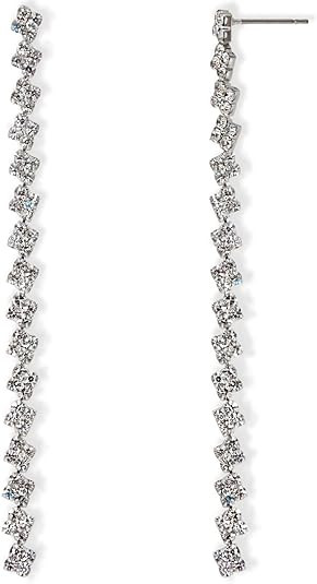 Amazon.com: Humble Chic CZ Drop Earrings for Women - Rhinestone Chandelier Long Earrings for Wome... | Amazon (US)
