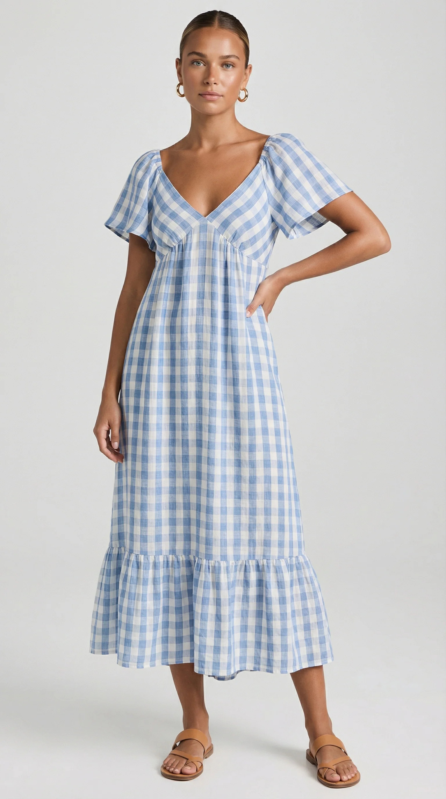 Playa Plaid Maxi | Nightcap Clothing