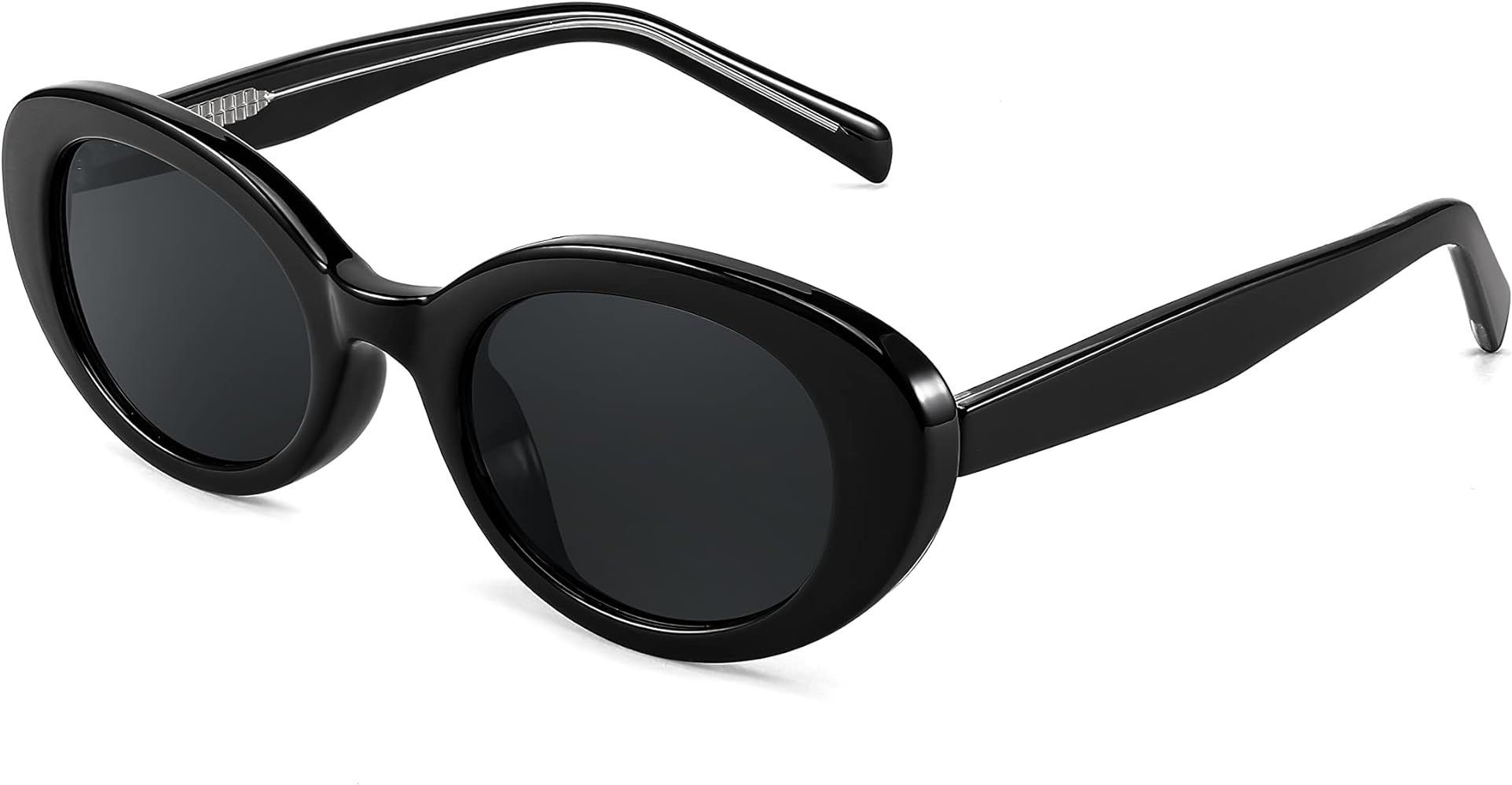 FEISEDY Sunglasses Womens, Retro Oval Sun Glasses Men, Small 90s Style B4128 | Amazon (US)