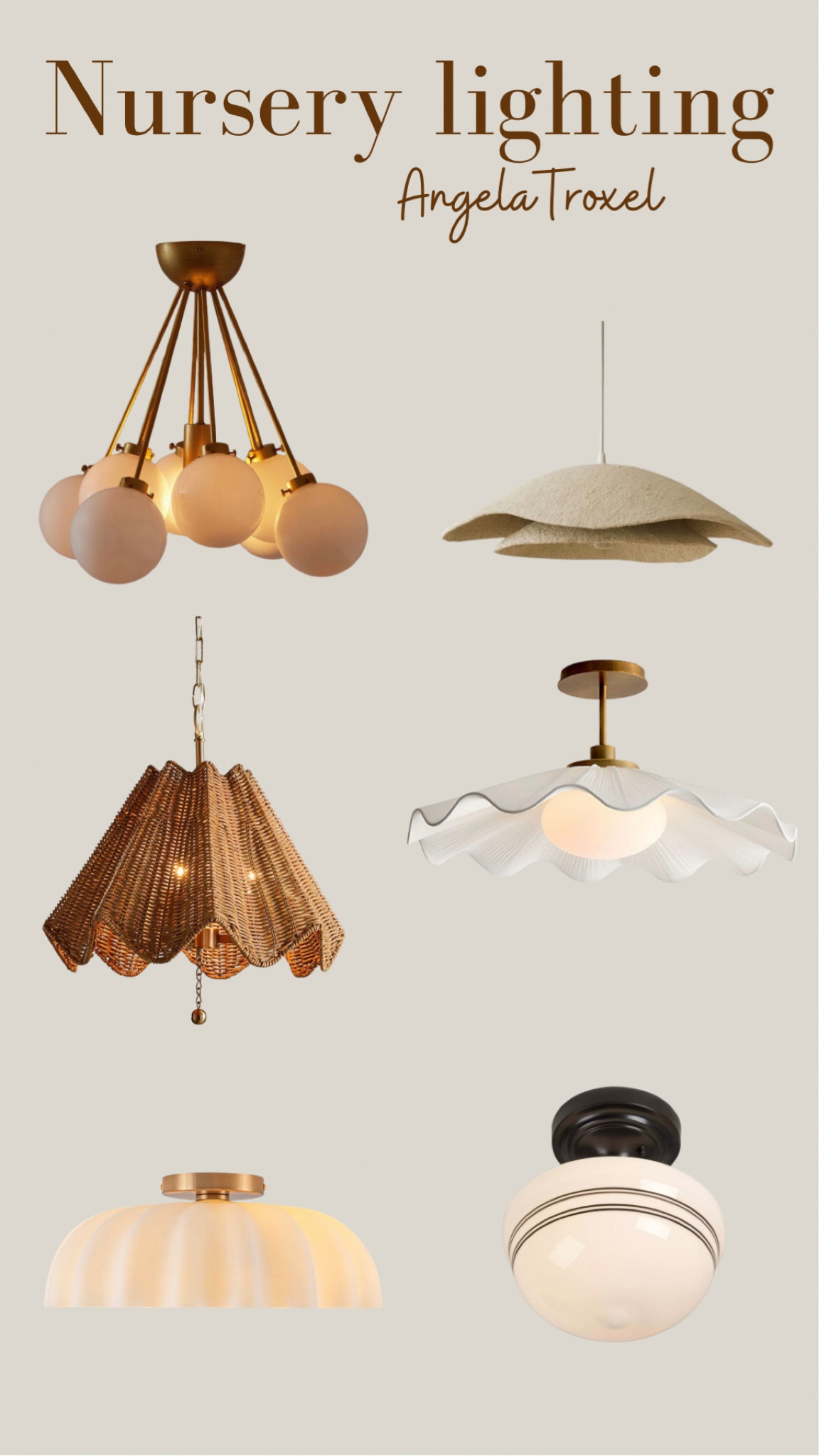 Ceiling lights, bedroom lighting, nursery lighting, Pottery Barn, Crate and Barrel. 

#LTKBump #LTKmomlife #LTKHome