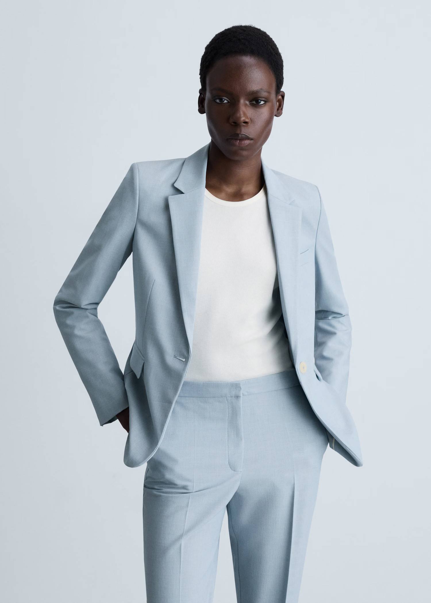 Fitted suit jacket - Women | MANGO USA | Mango (US/MX/AU)