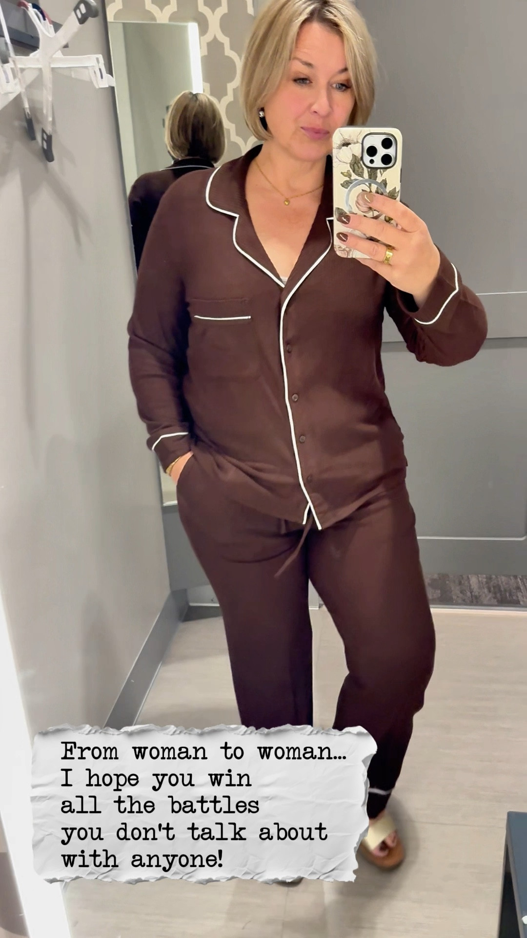 The softest, coziest pajamas — comfortable loungewear you’ll actually want to live in. Perfect for sleepwear, cozy nights, or just chic everyday comfort.
soft pajamas. cozy loungewear. cute sleepwear. comfy pjs. women’s nightwear. stylish pajamas. everyday comfort. midlife fashion. feminine loungewear.

#LTKStyleTip #LTKOver40 #LTKMidsize