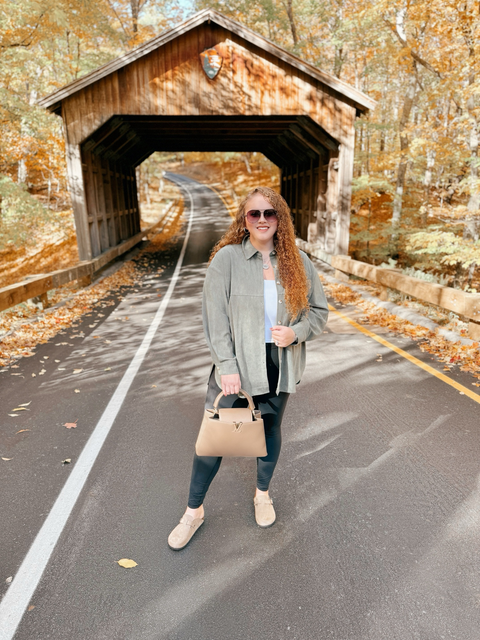 Loving this fall look 💚amazon shacket | green shacket | amazon green shacket | fall shacket | shacket style  | leggings | Amazon leggings | lululemon leggings dupe | clogs | amazon clogs | tank top | amazon tank top  | amazon fashion | amazon finds | amazon look | amazon outfit | fall outfit | fall look | fall fashion | fall finds | fall outfit inspo | fall fashion inspo | fall 2024 | clogs outfit | clogs style 

#LTKSeasonal #LTKStyleTip #LTKMidsize