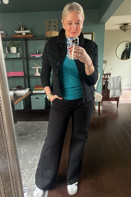These two pieces are workhorses in my work wardrobe!! Worth the investment!

Use code  DAWNXSPANX for 10% off pants! 
Use code DAWN for 15% off at Franne Golde

#LTKover40 #LTKworkwear #LTKstyletip