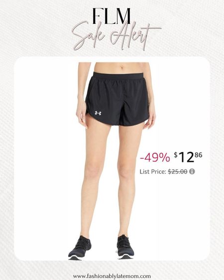 Loving these shorts currently on sale! 
Fashionablylatemom 
Under Armour Women's Fly by 2.0 Running Shorts
Lightweight woven fabric delivers superior comfort & durability|Material wicks sweat & dries really fast|Super-breathable mesh panels dump excess heat|Built-in brief for enhanced coverage|Ultra-comfortable, soft knit waistband with internal drawcord|Crossover, shaped hem for a streamlined look

#LTKsalealert #LTKstyletip