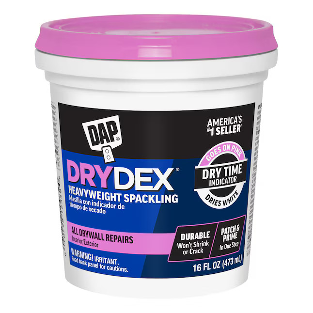 DAP DryDex 16-fl oz Color-changing Interior/Exterior White Spackling | Lowe's