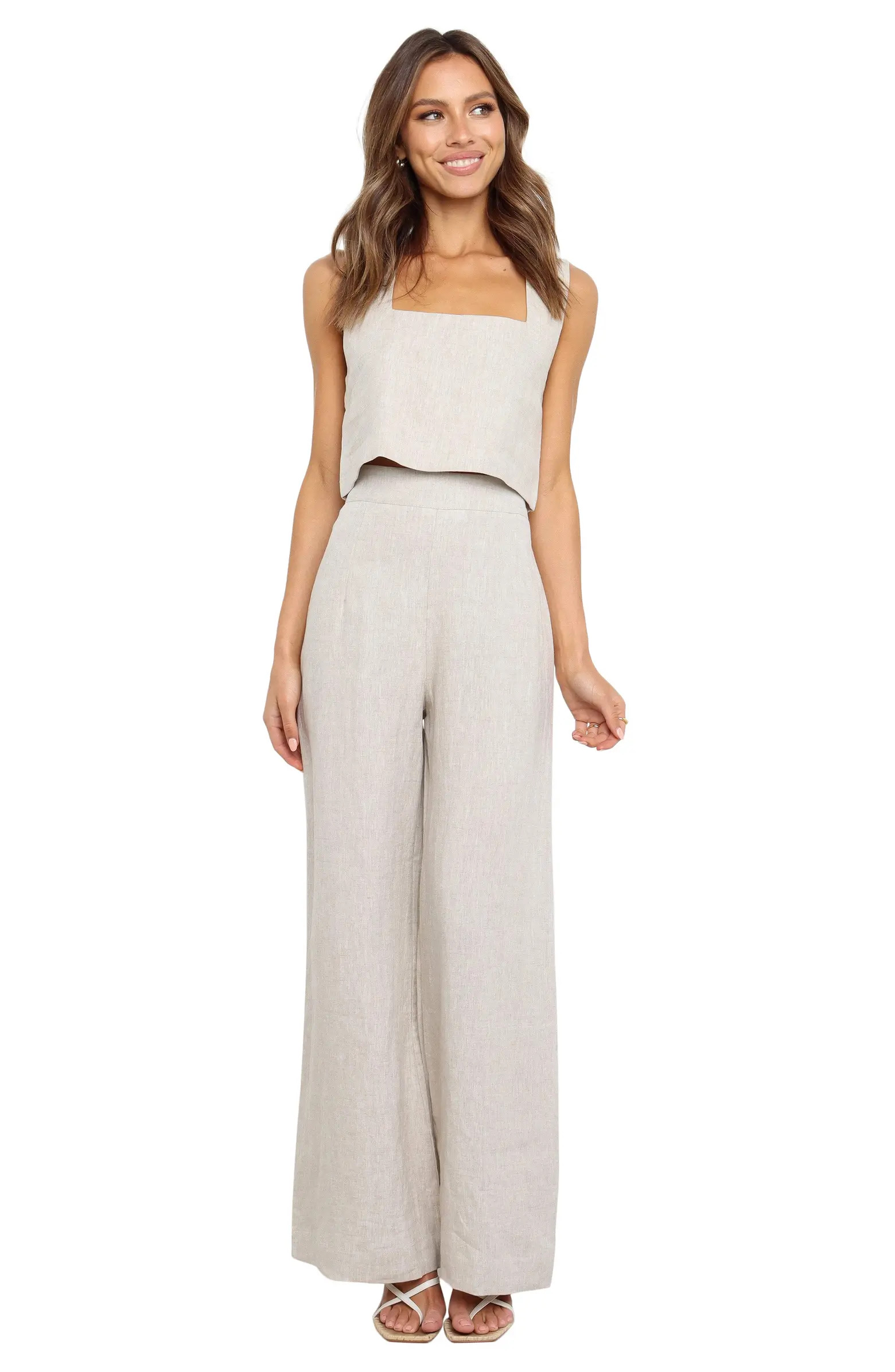 Petal & Pup Devlin Linen Wide Leg Pants | Nordstrom | Nordstrom