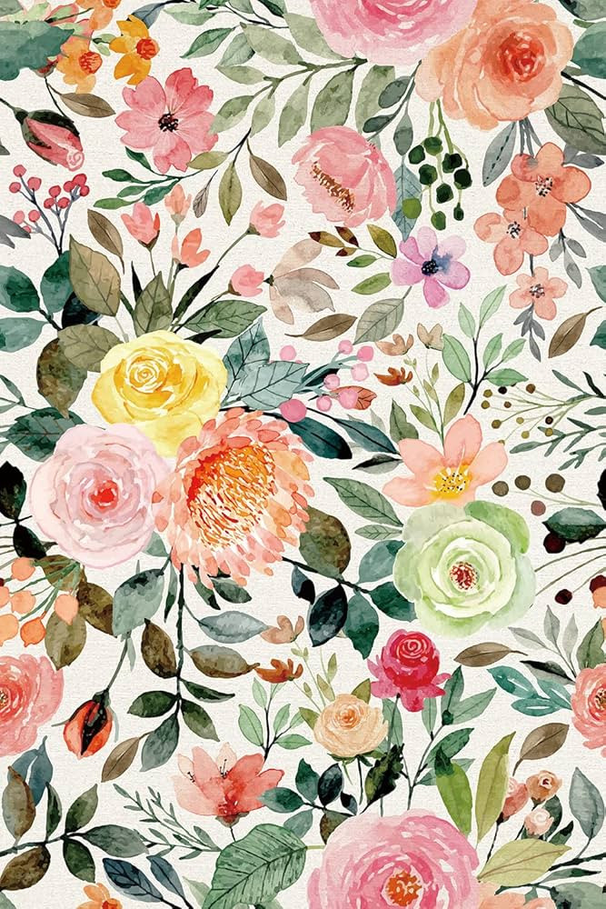 Self Adhesive Rose Floral Drawer Liner Contact Paper Peel and Stick Floral Wallpaper for Girls Be... | Amazon (US)