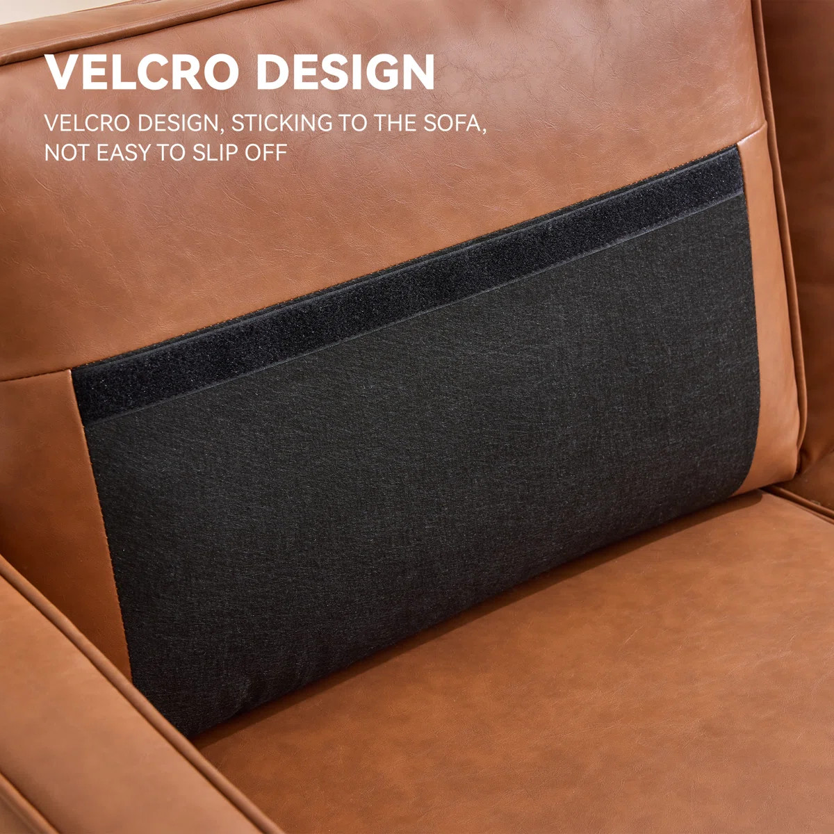Azriah 80.31'' Faux Leather Square Arm Sofa | Wayfair North America