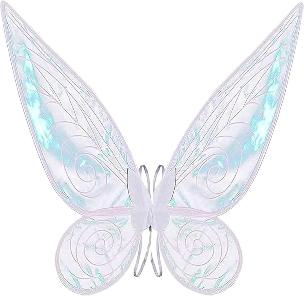 Oprtuisi Adult Fairy Wings, Shiny Transparent Princess Wings, Angel Wings Sutable for Halloween C... | Amazon (US)