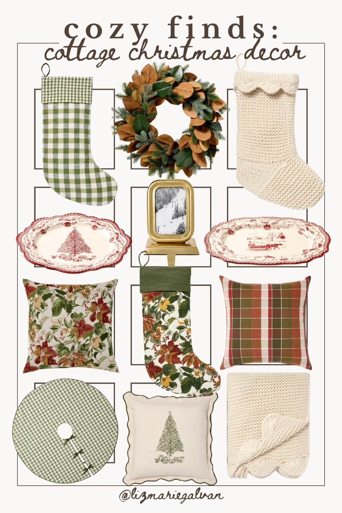 Cozy cottage farmhouse Christmas finds: studio McGee traditional vintage inspired Christmas decor

#LTKxTarget 

#LTKSeasonal #LTKHome