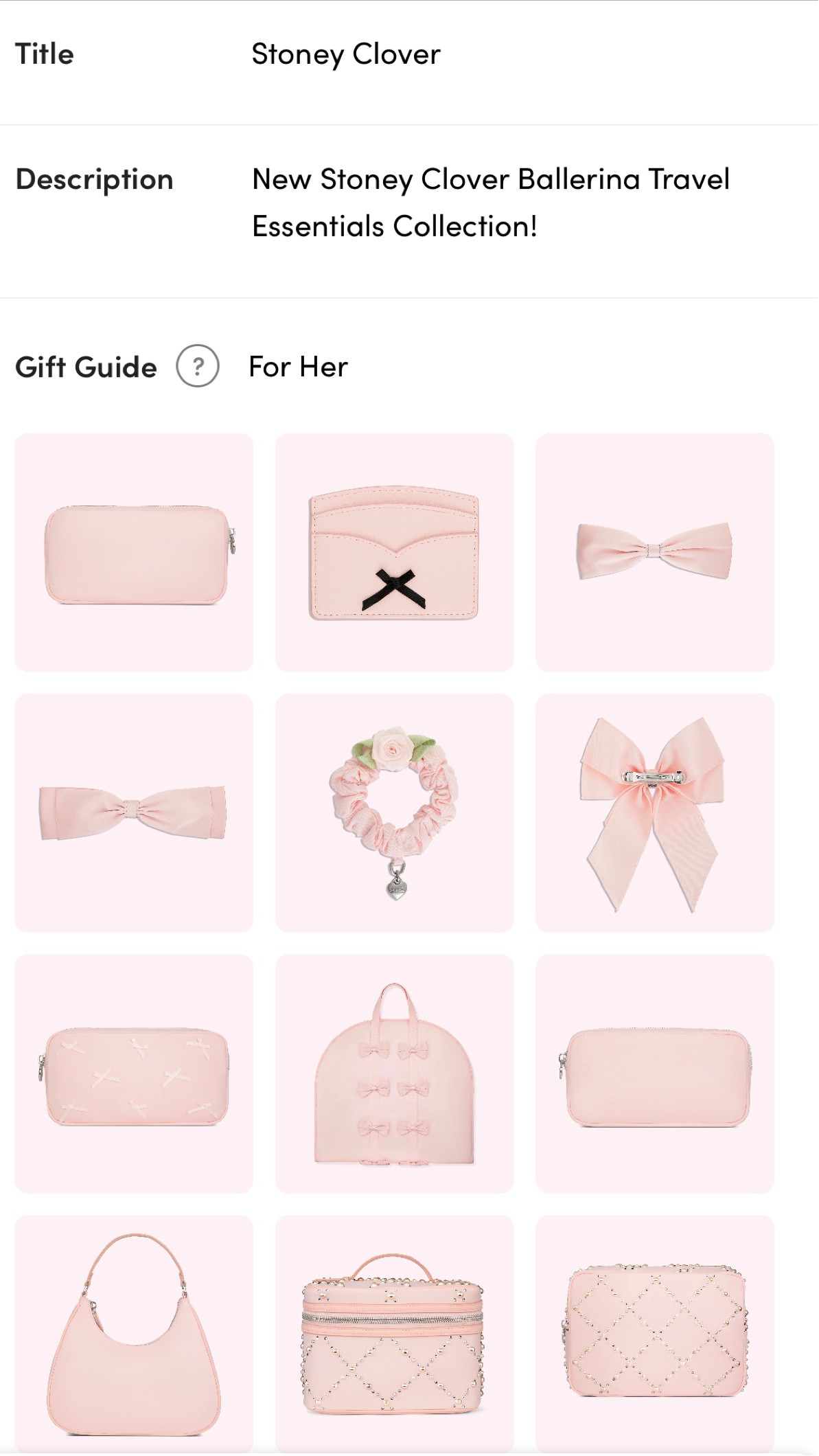 Check the New Stoney Clover Lane Ballerina Collection! 

#travelessentials #travelbag #travelpurse #traveltoiletrybag #travelset #travel 

#LTKGiftGuide #LTKtravel #LTKitbag