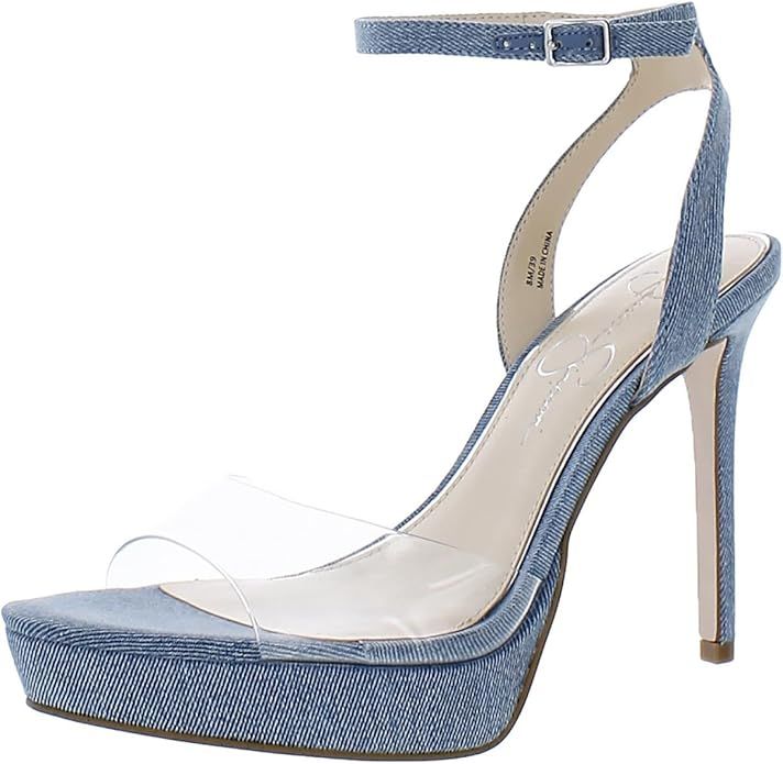 Jessica Simpson Womens Camisha Ankle Strap Heels | Amazon (US)