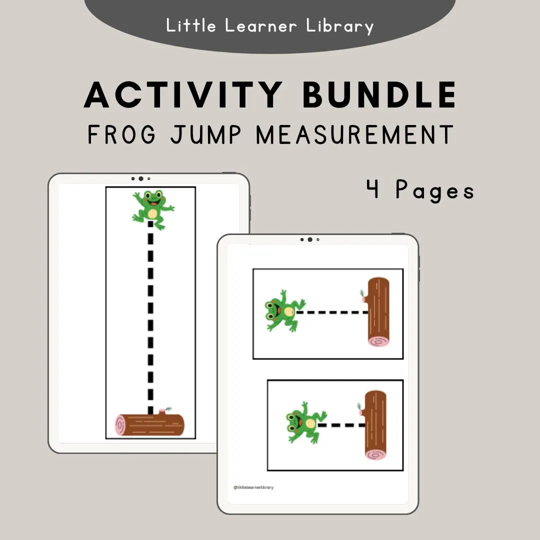 Frog Jump Measurement Activity - Pond Life Activity - Etsy | Etsy (US)
