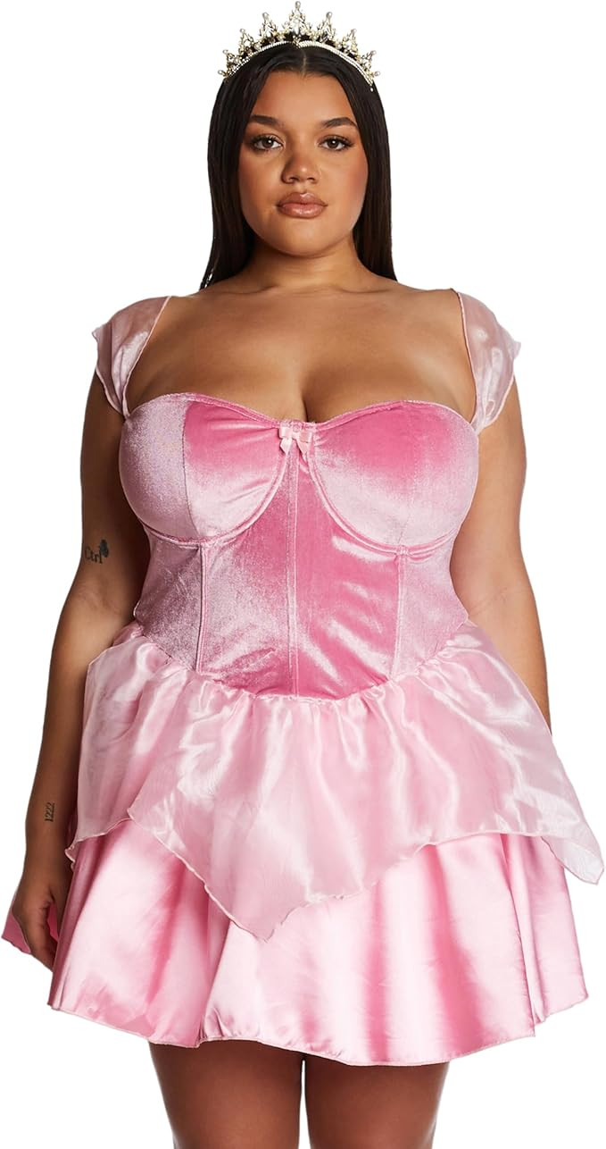 Dolls Kill Sleeping Princess Aurora Costume for Women - Tiara and Velvet Dress by Trickz N' Treat... | Amazon (US)