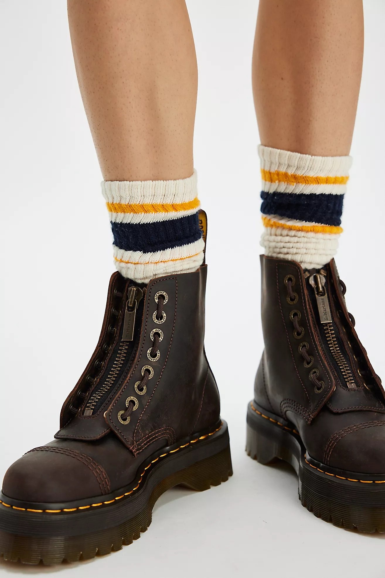 Dr. Martens Sinclair Zip Front Boots | Free People (Global - UK&FR Excluded)