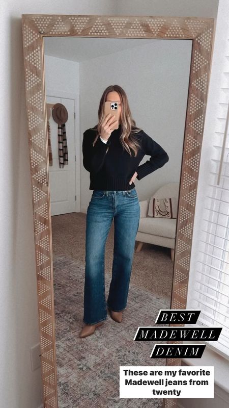 Best madewell jeans from 2023. I sized down and wear the regular length  

#LTKstyletip #LTKMostLoved