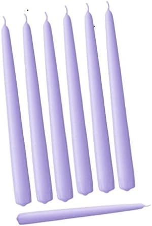 D'light Online Elegant Taper Premium Quality Candles, Hand-Dipped, Dripless and Smokeles - Set of 12 | Amazon (US)