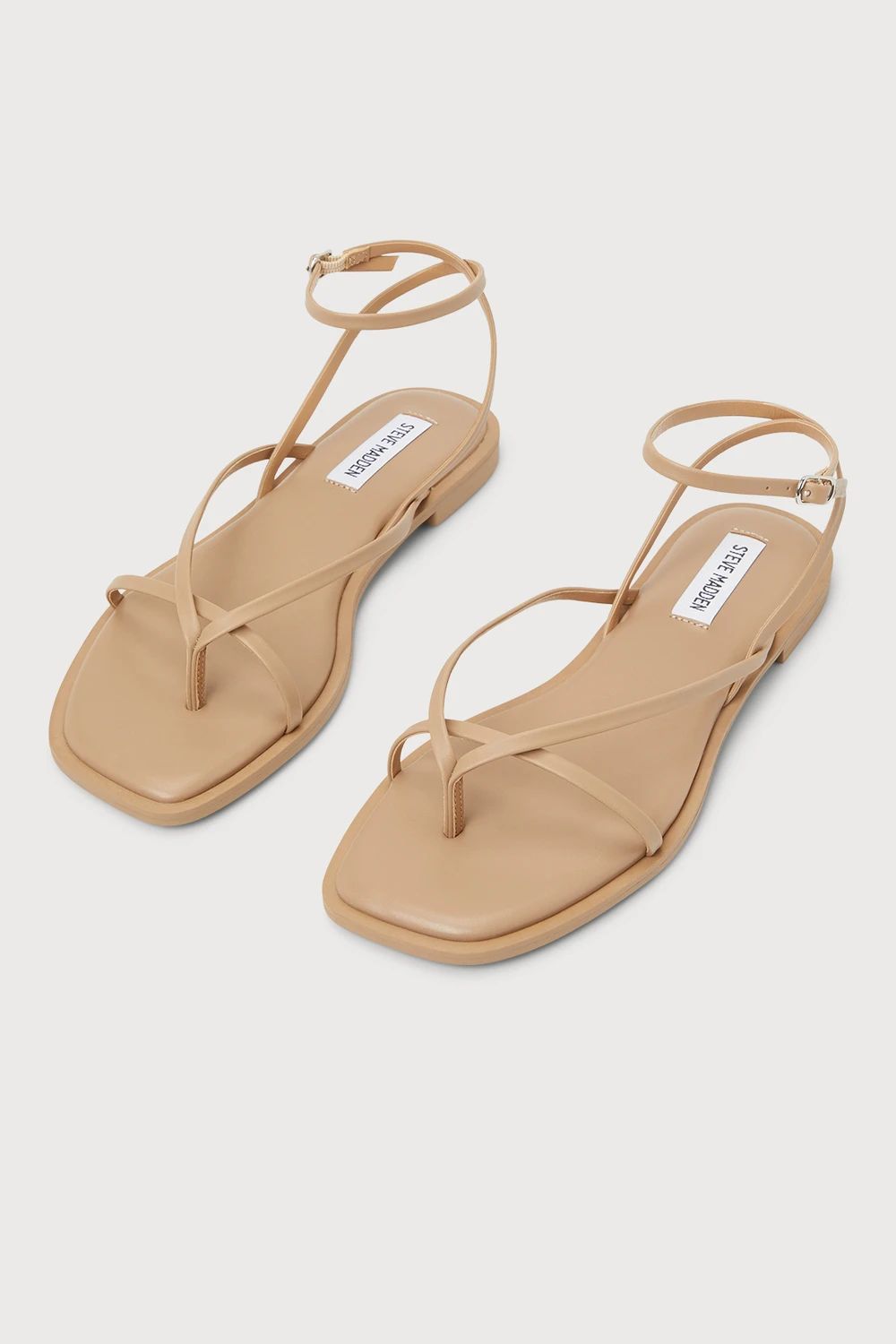 Agree Tan Strappy Ankle Strap Sandals | Lulus