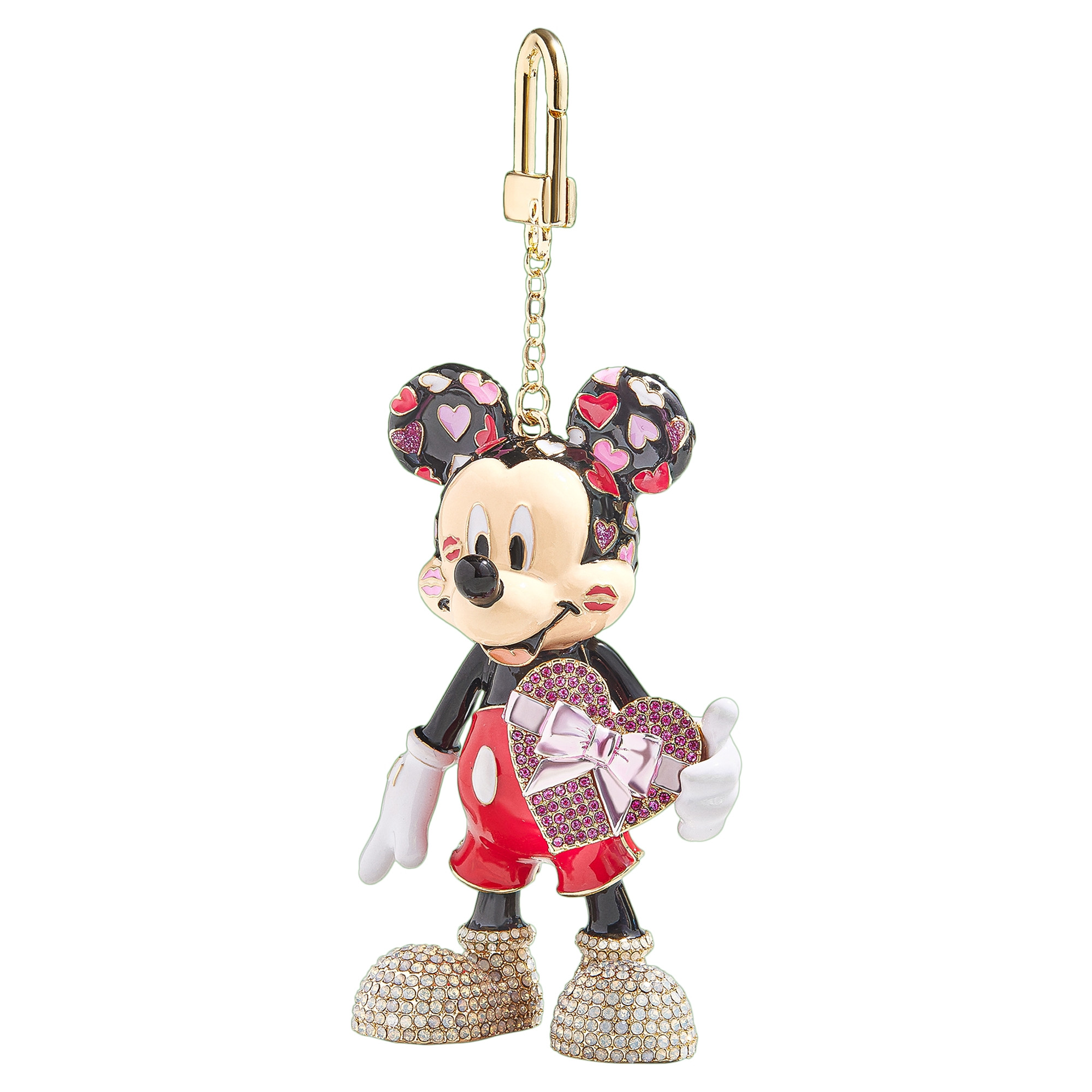BaubleBar Mickey Mouse Valentine's Day Hearts Bag Charm | Fanatics