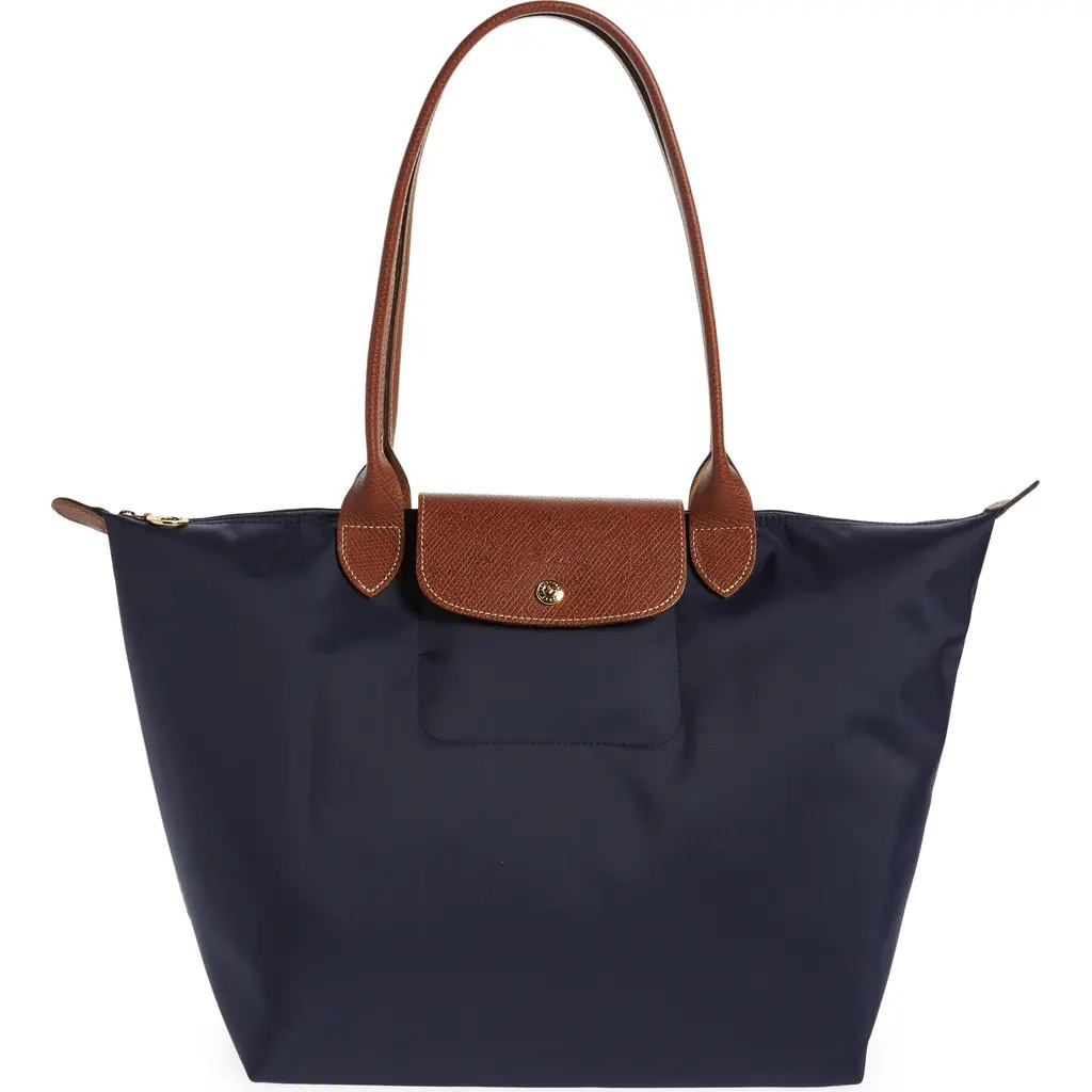 Longchamp Large Le Pliage Tote in Marine at Nordstrom | Nordstrom