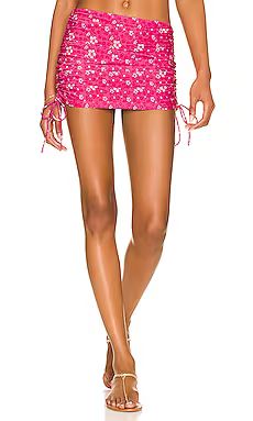 superdown Kimmie Swim Skirt in Pink Floral from Revolve.com | Revolve Clothing (Global)
