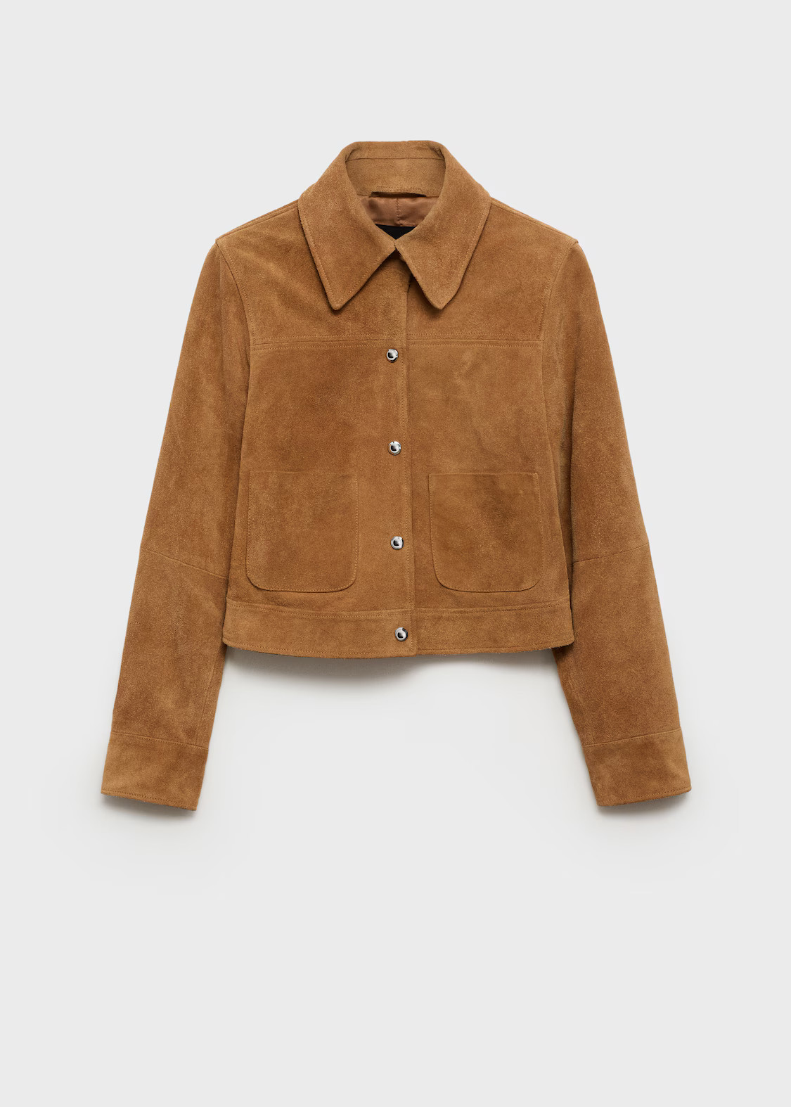 Suede leather jacket - Women | MANGO United Kingdom | MANGO (UK)