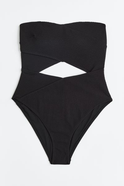 High-leg bandeau swimsuit | H&M (UK, MY, IN, SG, PH, TW, HK)