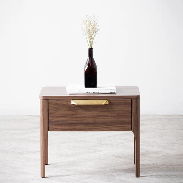 Allison Wooden Bedside Table - Walnut | Interior Secrets | Interior Secrets