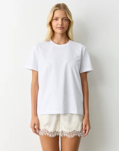 Oversized Boxy Tee in White | Glassons AU | Glassons (Australia)