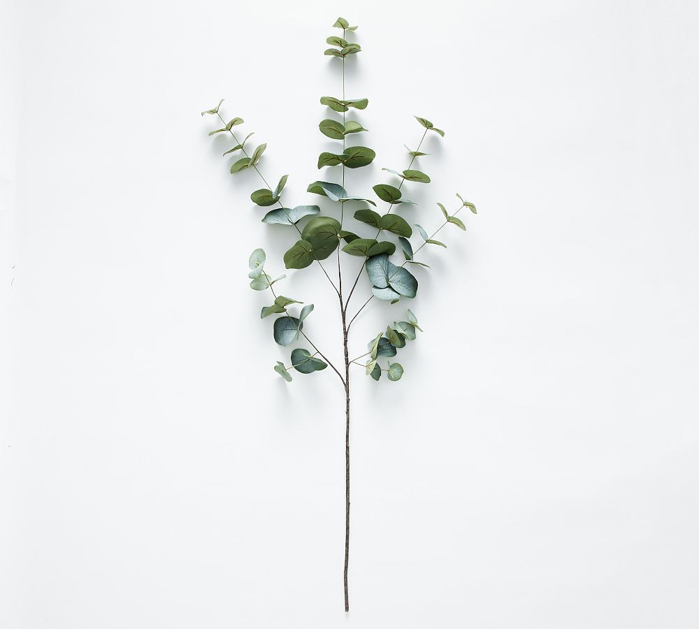 Faux Baby Blue Eucalyptus Branch | Pottery Barn (US)
