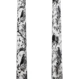 My Texas House Halloween Ravens Taper Candles, Black and White, 2 Count, 11" | Walmart (US)