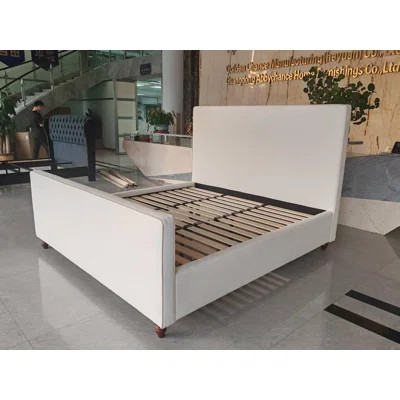 Upholstered Panel Platform Bed | Wayfair North America