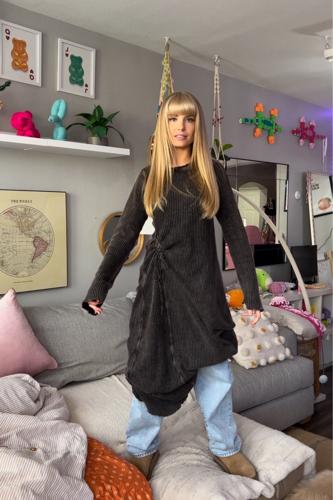 I am obsessed with this thermal dress 😍😍😍 

#LTKHoliday #LTKSeasonal #LTKstyletip