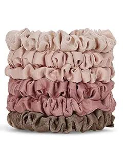 Kitsch Scrunchies for Women's Hair - Ultra Petite Hair Scrunchies | Large Hair Ties for Women | H... | Amazon (US)