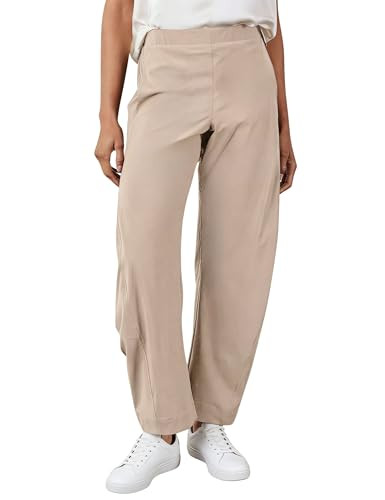 SeekMe Women's Cotton Linen Pants Barrel Leg Palazzo Elastic Waist Casual Capri for Beach Vacatio... | Amazon (US)