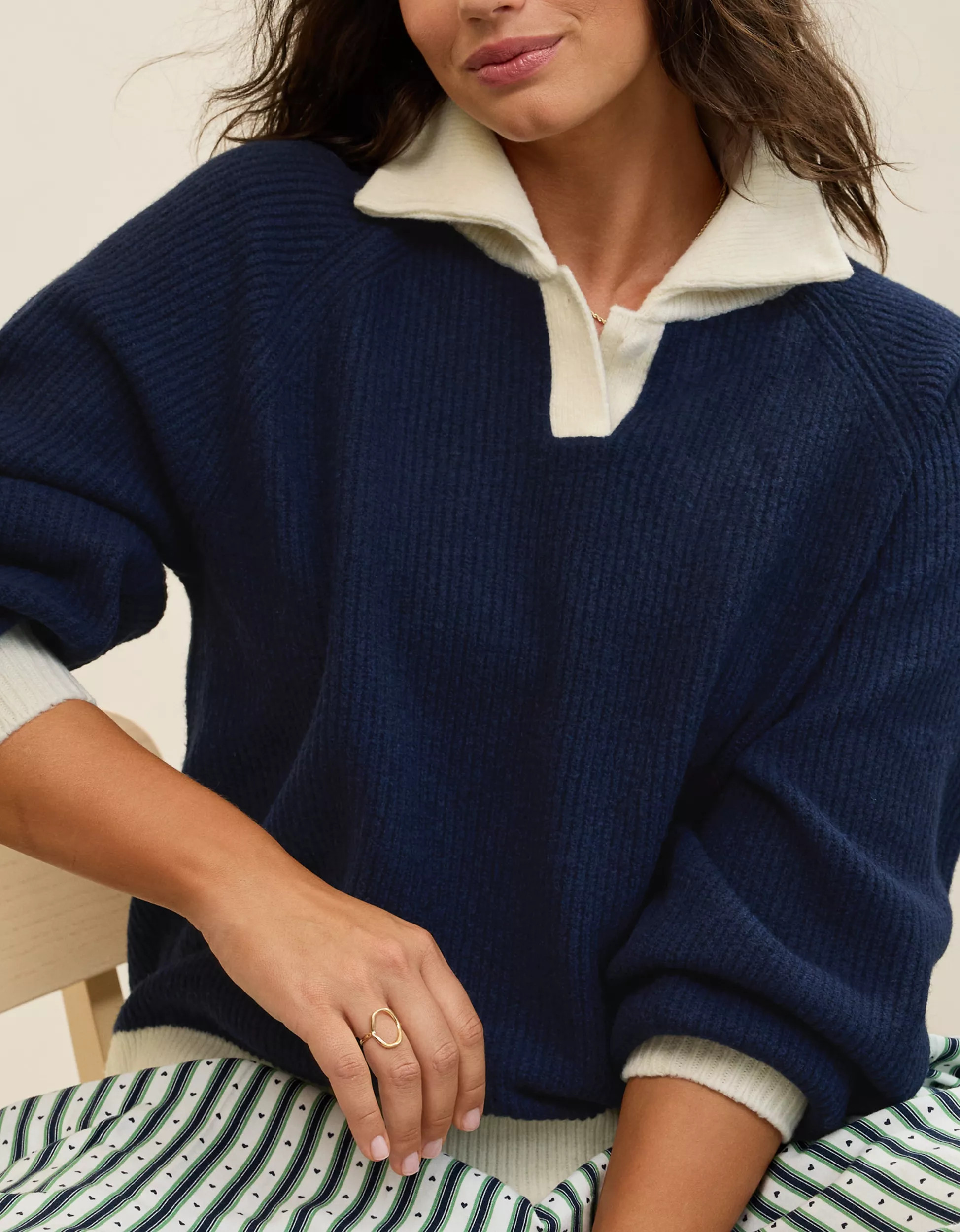 Aerie Classic Quarter Button Sweater | Aerie
