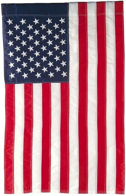 Evergreen Flag American Flag Garden Size Applique Flag - 12.5 x 18 Inches Outdoor Patriotic Ameri... | Amazon (US)