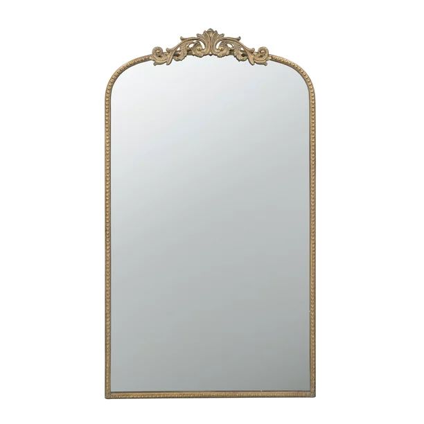 A&B Home Arched Vertical Mirror-Wall Mirror with Metal Gold Frame, 24" x 42" Large Arch Mirror fo... | Walmart (US)