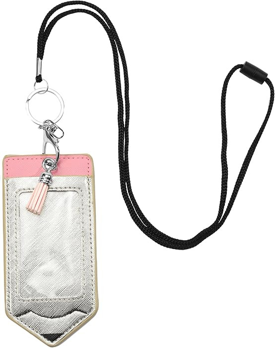 Pencil Teacher Lanyards for ID Badges and Keys Pencil ID Badge Holder Adorable Teacher Accessory ... | Amazon (US)