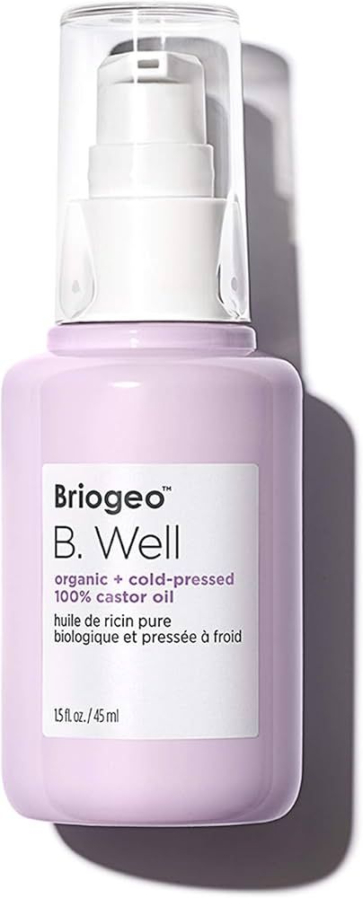 Briogeo B. Well Organic + Cold-Pressed 100% Castor Oil | Healthy Hair, Eyelashes, Eyebrows and Hy... | Amazon (US)