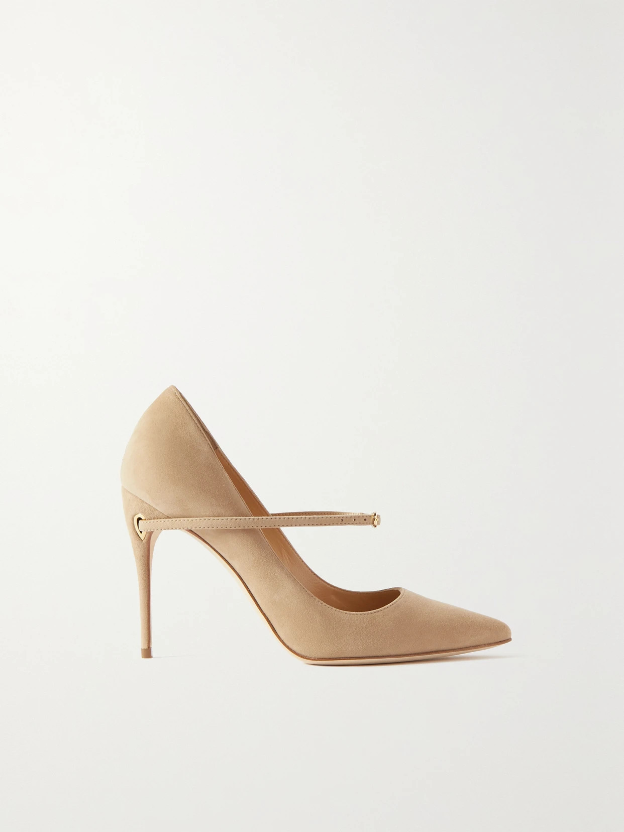 Jennifer Chamandi - Lorenzo 105 Suede Pumps - Sand | NET-A-PORTER (UK & EU)