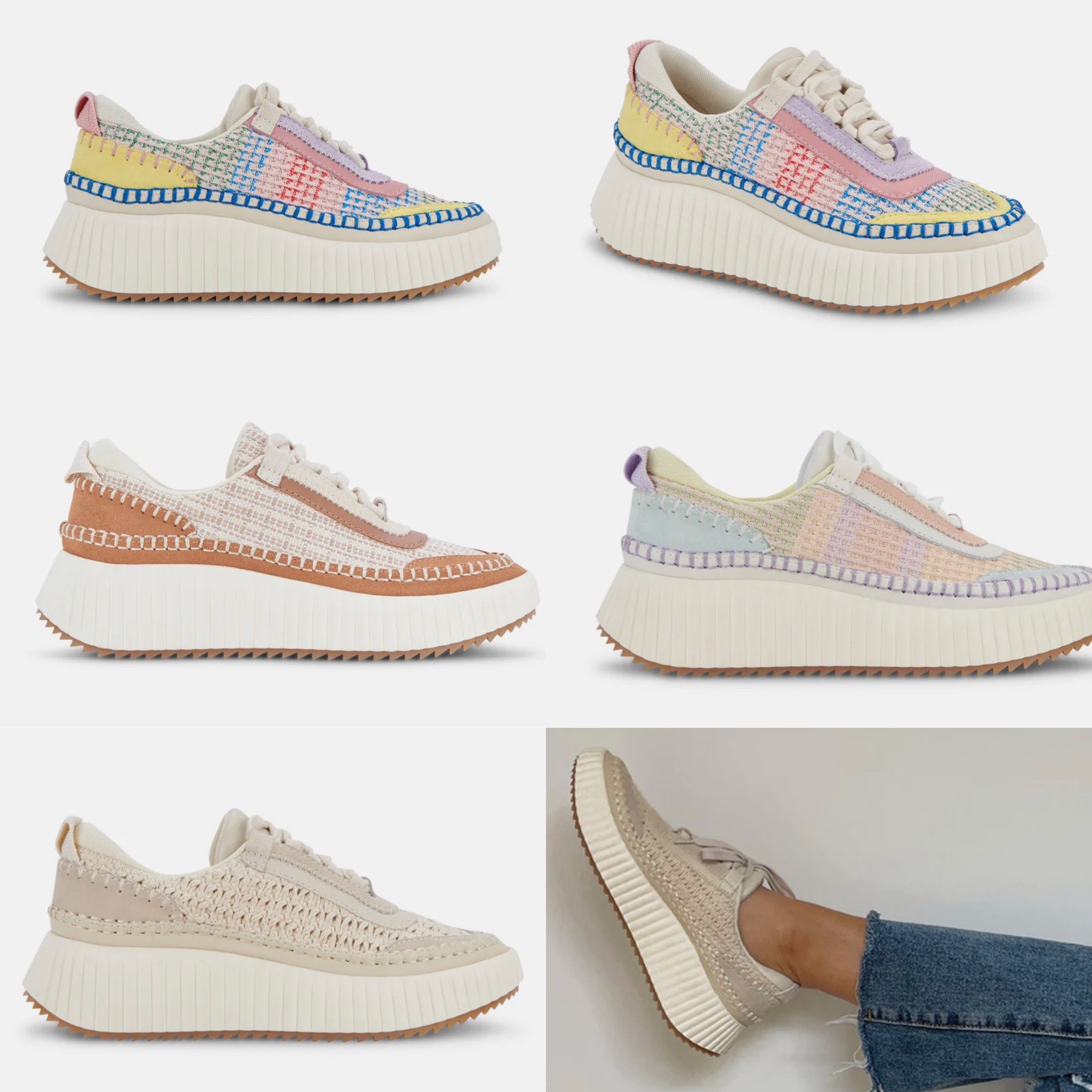 Chloe sneaker dupes - very comfortable and stylish for a fraction of the price! A great sneaker for travel, and the rainbow is a great Disney find!

#LTKtravel #LTKshoecrush #LTKFind