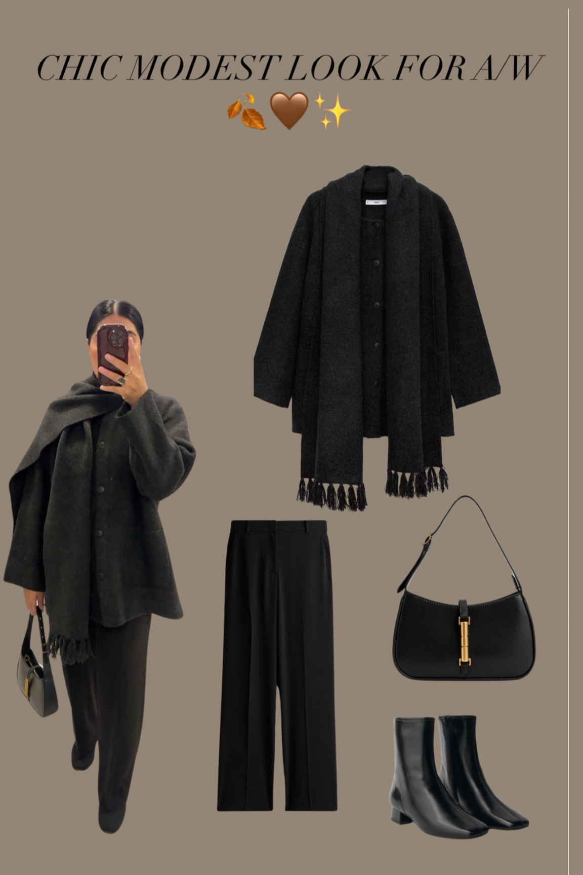 Who doesn’t love a shawl cardigan! Chic modest and comfy 🍂🤎🍂
Use my code to get 15% off at Charles and Keith bags 👇🏼

COMAMBW15-3EZXR2ARNL

#LTKautumn #LTKstyletip #LTKmodest