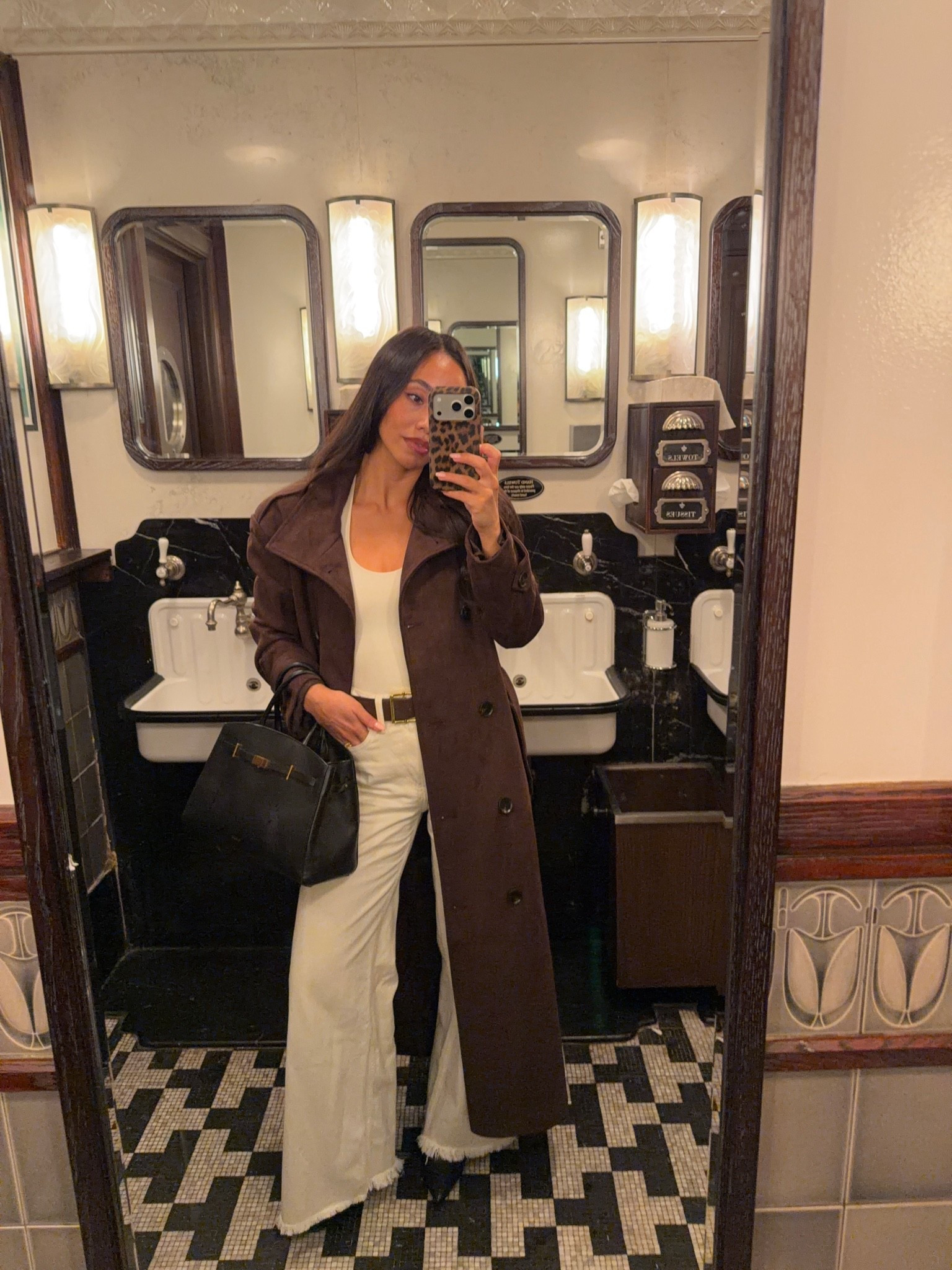 Early autumn ootd 🤎 

Pretty lavish trench (size XS), couture club vest (size XS), Abercrombie jeans (size 24 regular), DeMellier Midi Hudson

#LTKautumn #LTKuk #LTKstyletip
