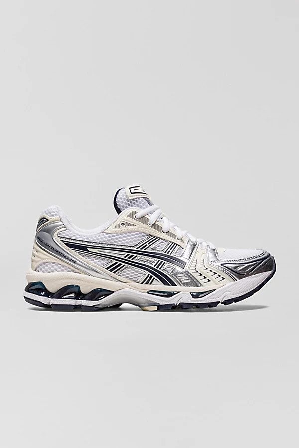 ASICS Women's GEL-Kayano 14 Sneaker in White/Midnight, Women's at Urban Outfitters | Urban Outfitters (US and RoW)